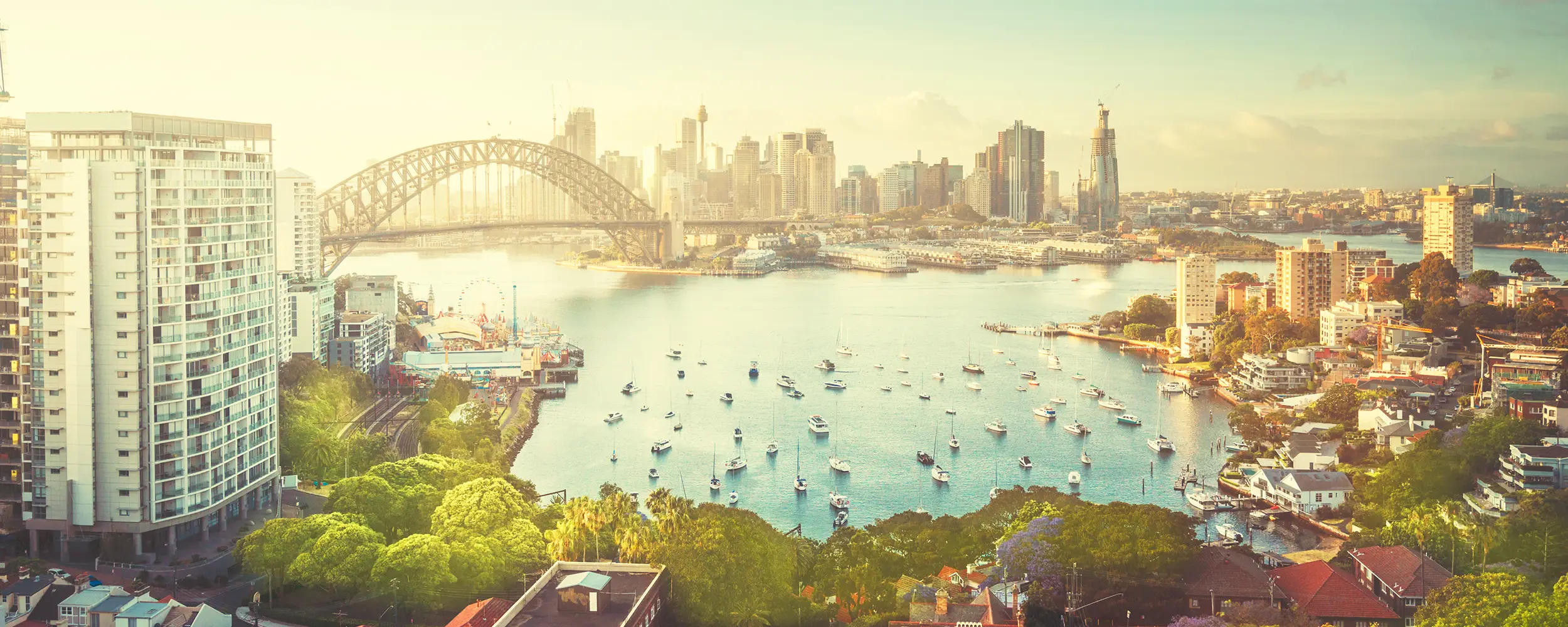 시드니 하버브릿지 전경