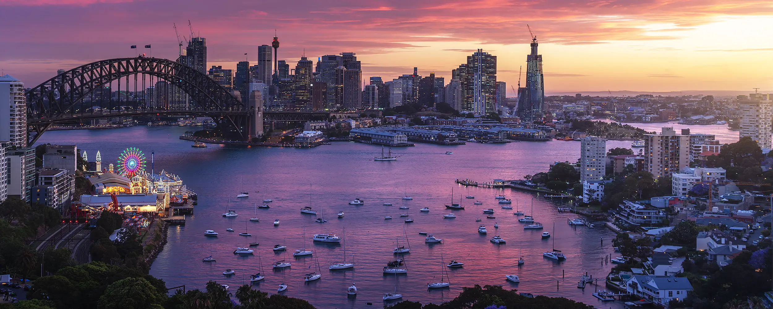 시드니 하버브릿지 전경